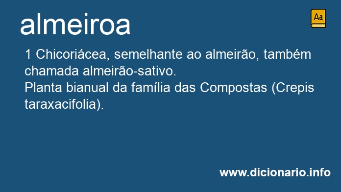 Significado de almeiroa