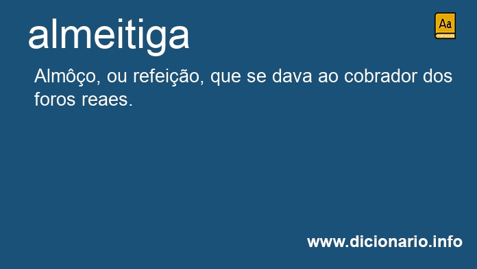 Significado de almeitiga