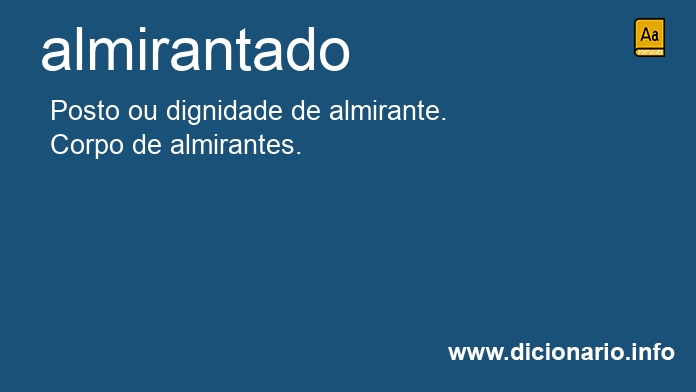 Significado de almirantada