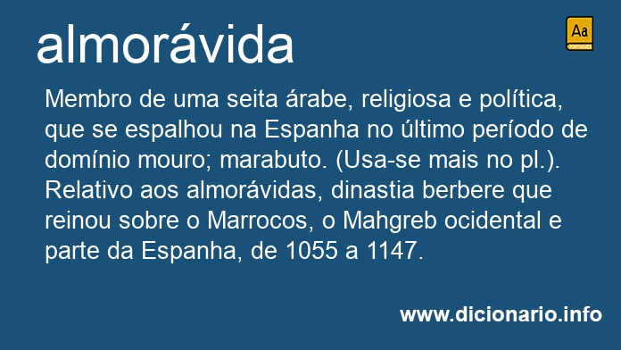 Significado de almorvida