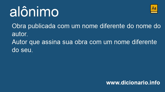 Significado de alnimo