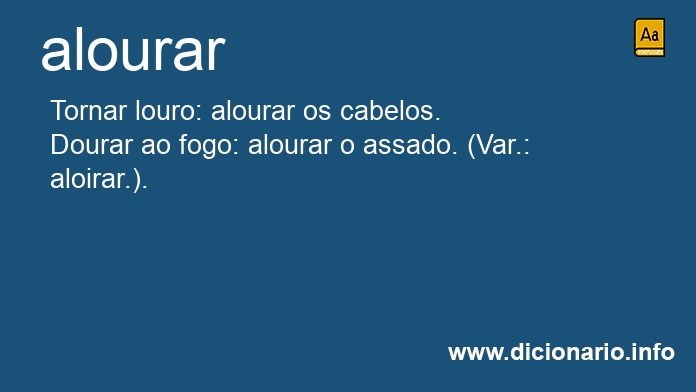 Significado de alouraremos