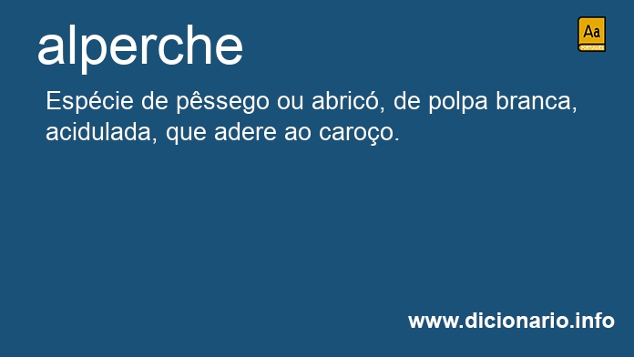 Significado de alperche