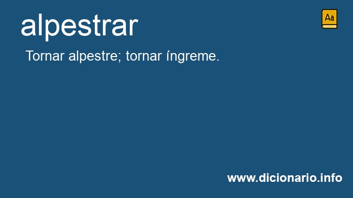 Significado de alpestres