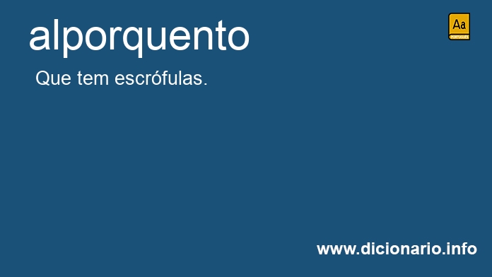 Significado de alporquento