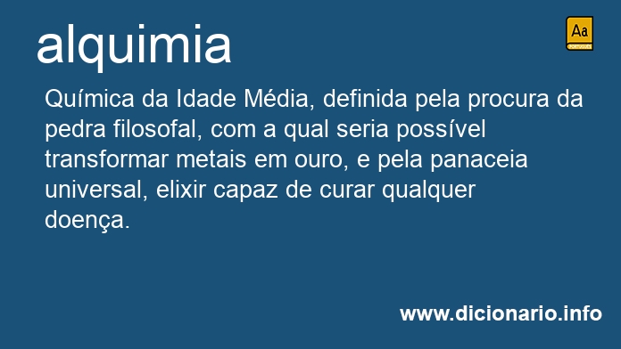 Significado de alquimia