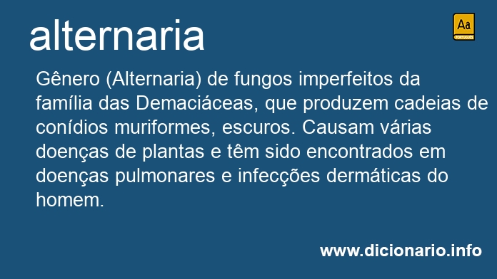 Significado de alternaria