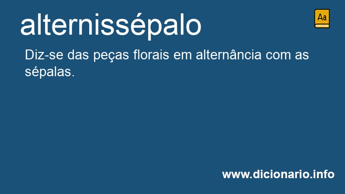 Significado de alternisspalo