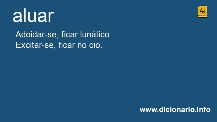 Significado de aluaste
