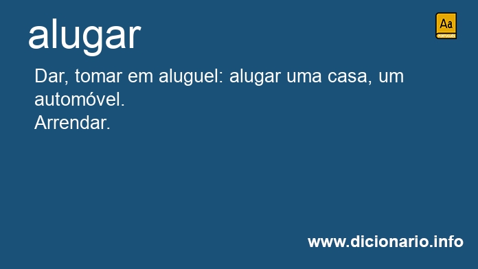 Significado de alugars