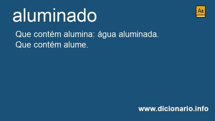 Significado de aluminado