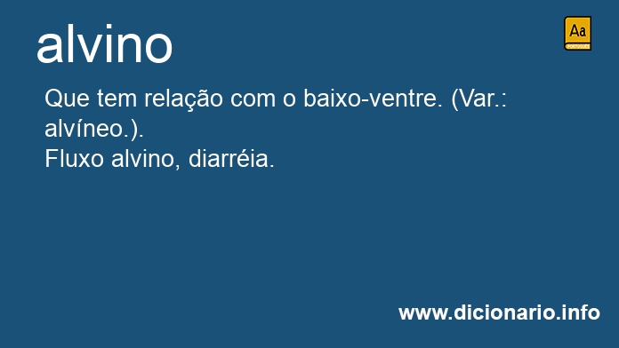 Significado de alvinos