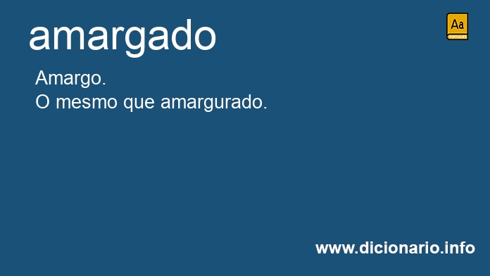 Significado de amargados