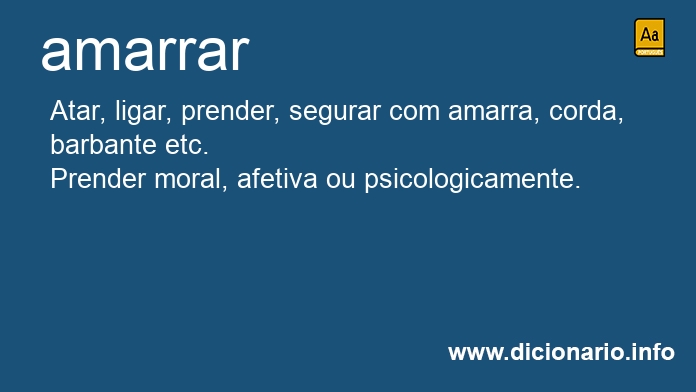 Significado de amarram