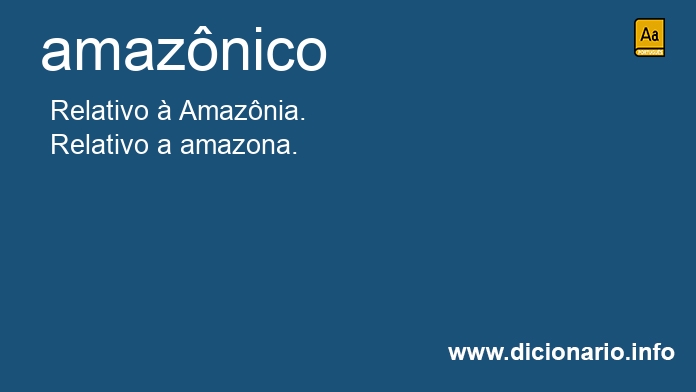 Significado de amaznica