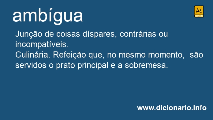 Significado de ambguas