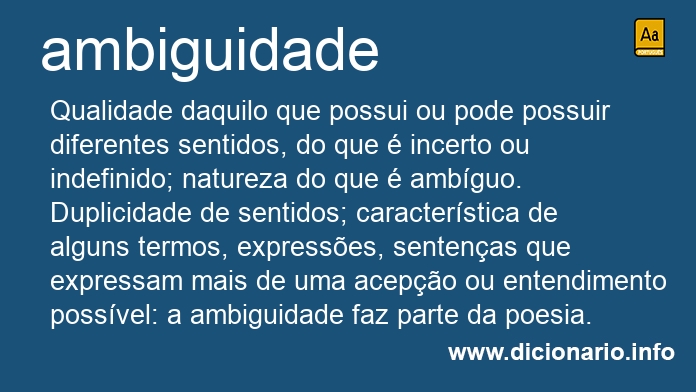 Significado de ambiguidade