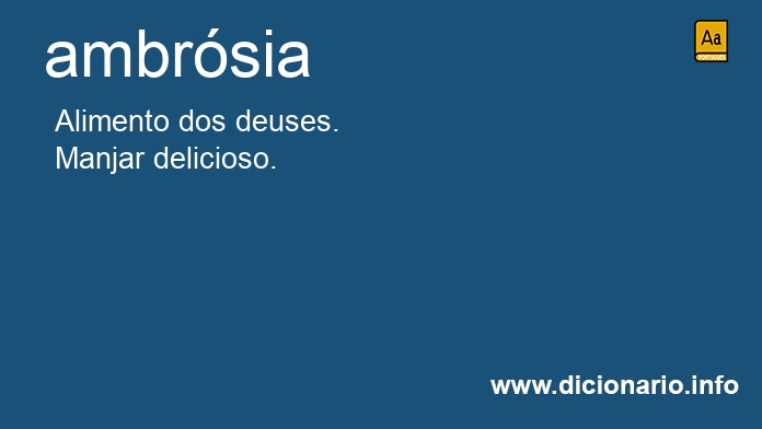 Significado de ambrsia