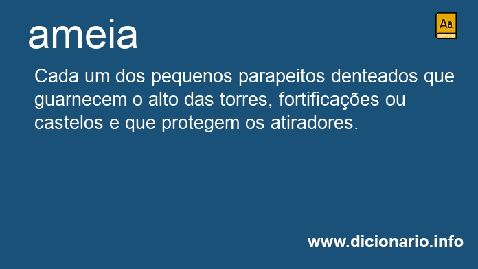 Significado de ameia