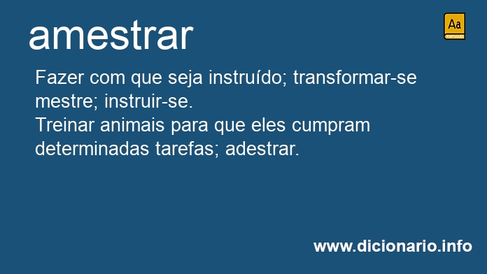 Significado de amestra