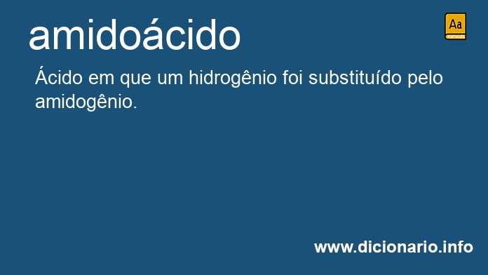 Significado de amidocido