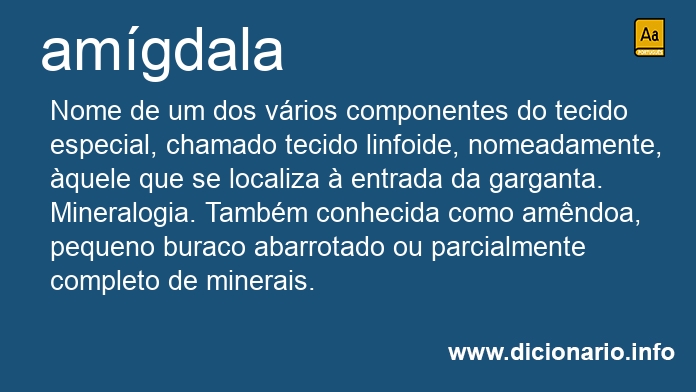 Significado de amgdala