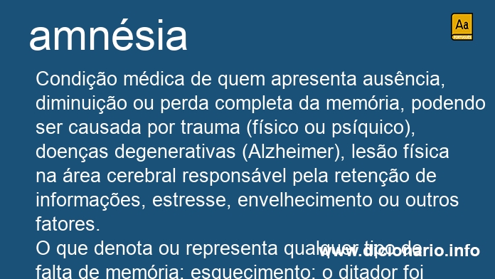 Significado de amnsia