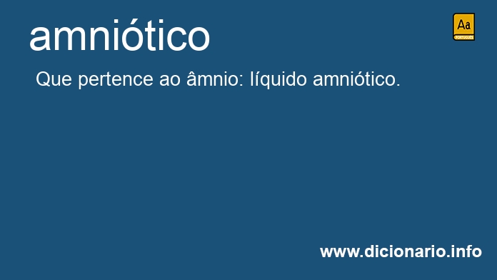 Significado de amniticos