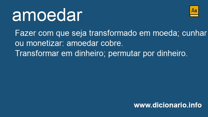 Significado de amoedam