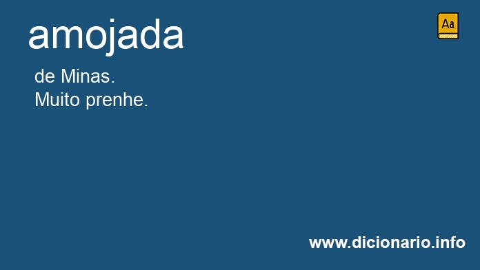 Significado de amojada