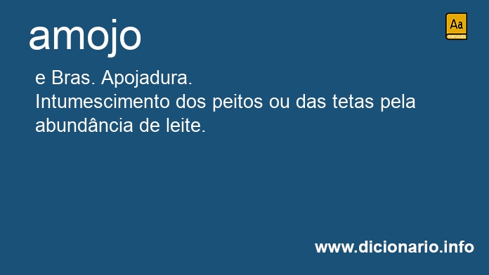 Significado de amojo