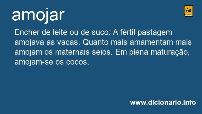 Significado de amojou