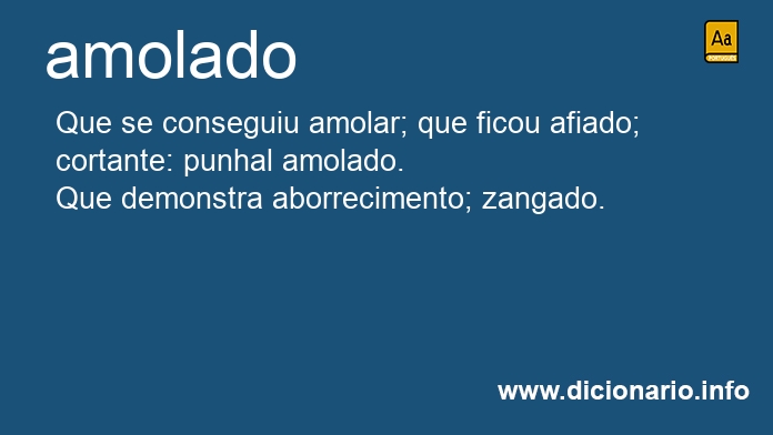 Significado de amolados