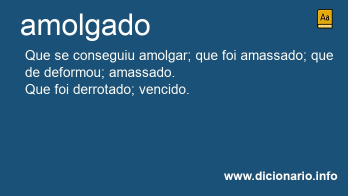 Significado de amolgada