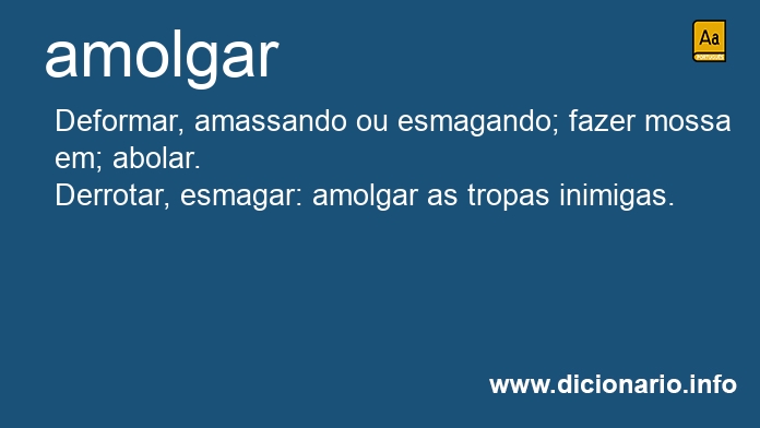 Significado de amolgaste