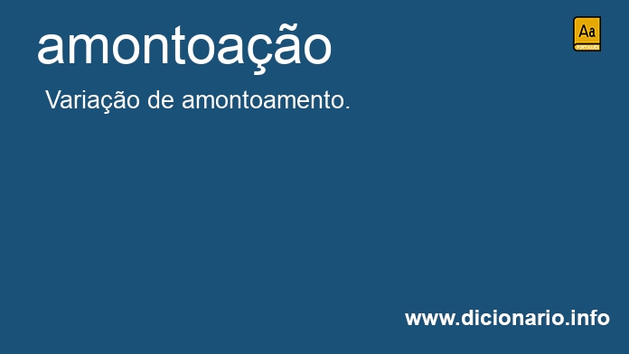 Significado de amontoao