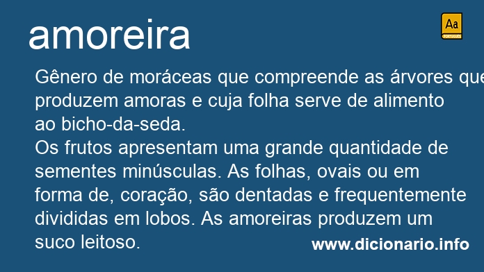 Significado de amoreira