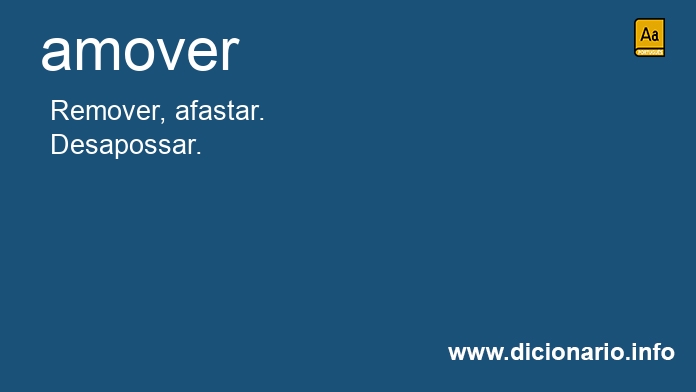 Significado de amovereis