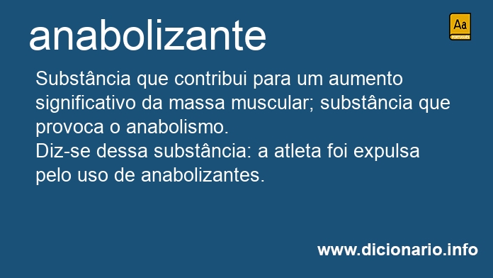 Significado de anabolizante