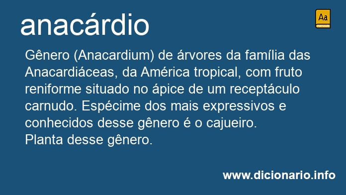 Significado de anacrdio