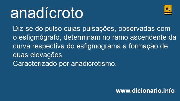 Significado de anadcroto