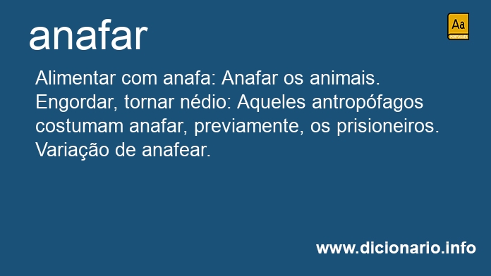 Significado de anafas