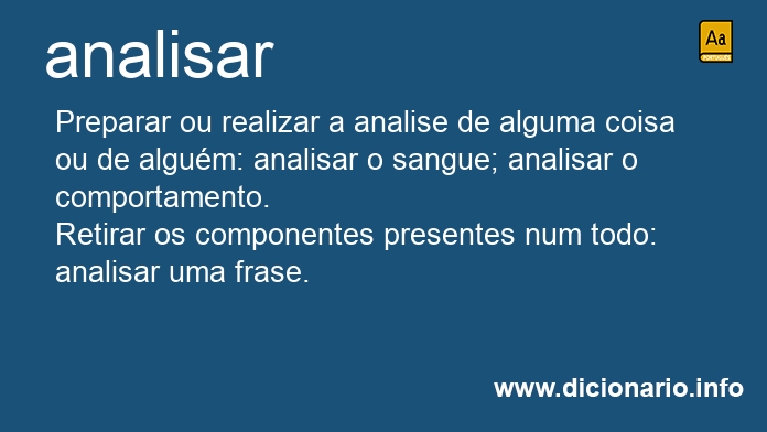 Significado de analisai