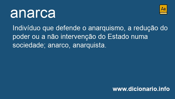 Significado de anarca