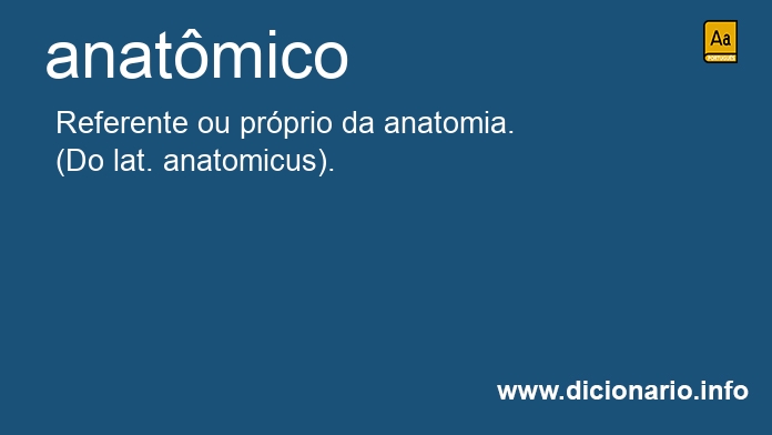 Significado de anatmico