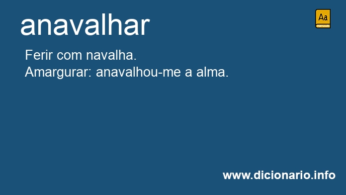 Significado de anavalham