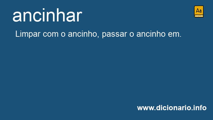 Significado de ancinhar