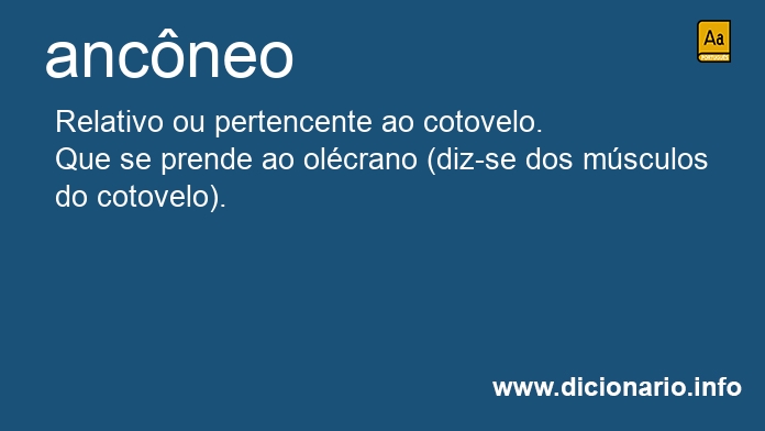 Significado de ancneo