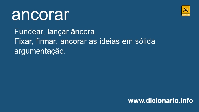 Significado de ancorai