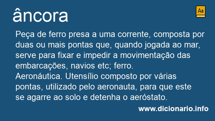 Significado de ncoras